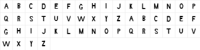 Windri Regular  glyph index