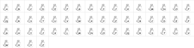 pf_dog1 Regular  glyph index