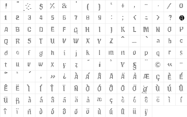 F2FMekkasoTomanik LT Std Regular  glyph index