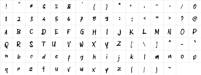 a Aksentuasi Regular  glyph index