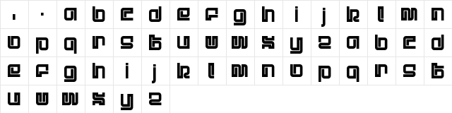 Children-Bold Bold  glyph index