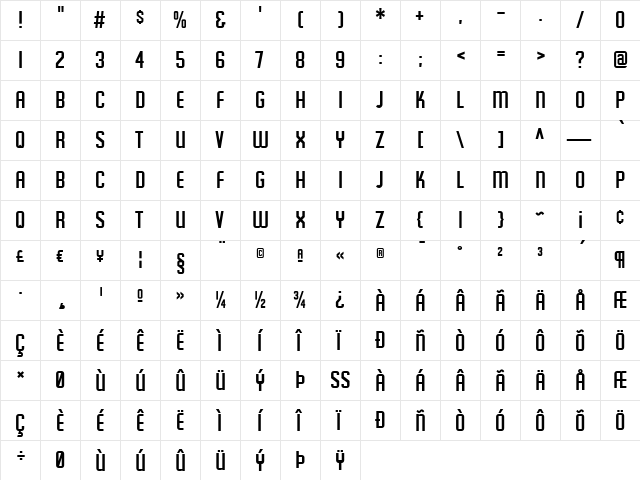 Featured Item Medium  glyph index