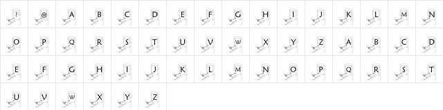 pf_birdy1 Regular  glyph index