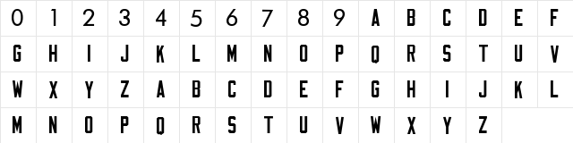 NFL Oilers Vintage Regular  glyph index