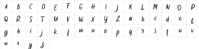 Hagos FREE Regular  glyph index