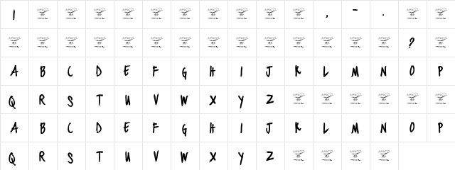 black jacket boys Bold  glyph index