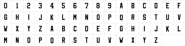 NHL St Louis Regular  glyph index