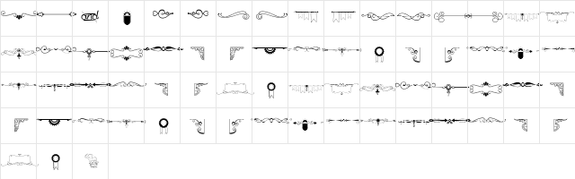Honey Moon Regular  glyph index