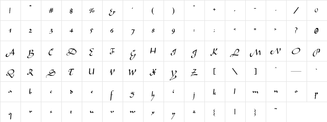 Lilac-Normal Regular  glyph index