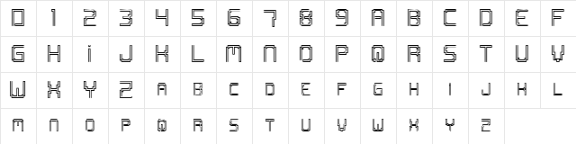 OpenMind Regular  glyph index