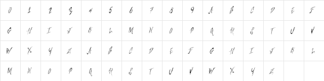 FreshSteaks Regular  glyph index