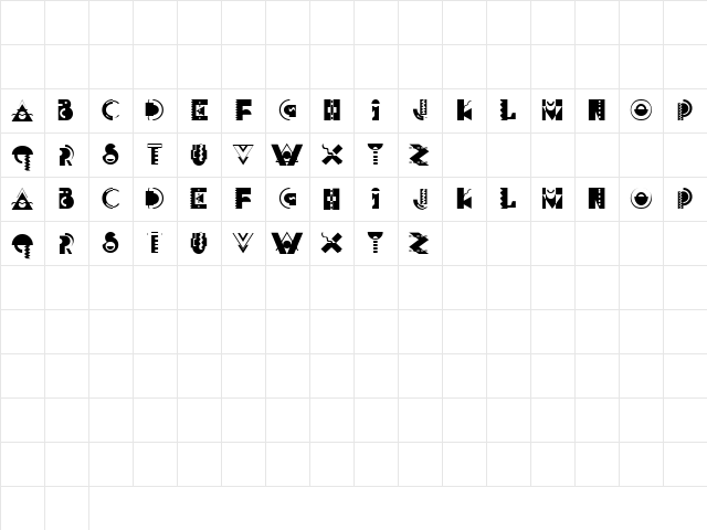HotSpotCapsSSK Regular  glyph index