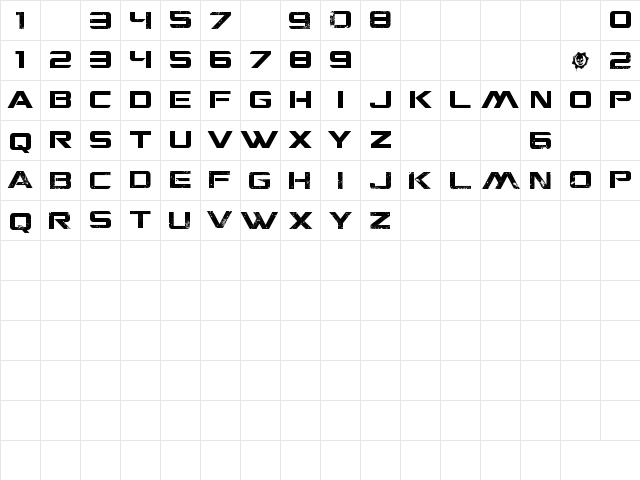 CGF Locust Resistance Regular  glyph index