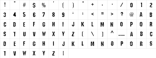 Eordeoghlakat Regular  glyph index