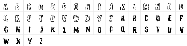 RepeatUntilFalse Regular  glyph index