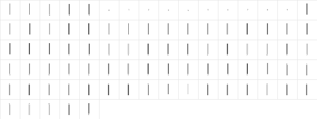 Code-EAN Normal  glyph index