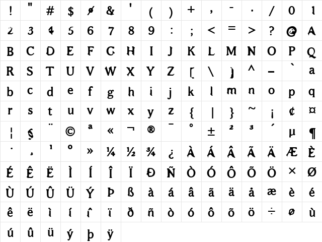 Bajsmaskin tjock sprutande  glyph index