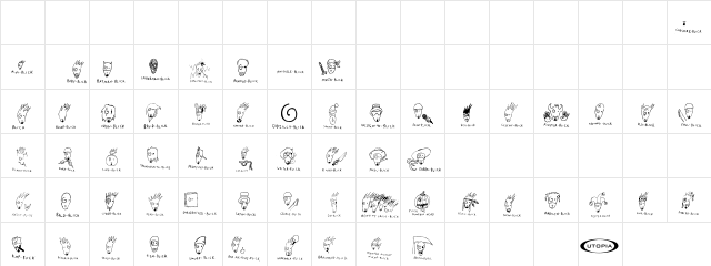 A Blick for All Seasons Regular  glyph index