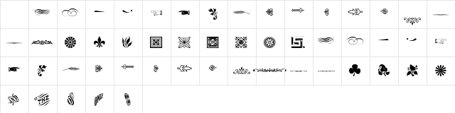 WoodtypeOrnaments2 Two  glyph index