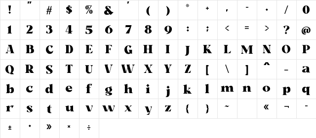 Milk n Balls Demo Black Demo  glyph index