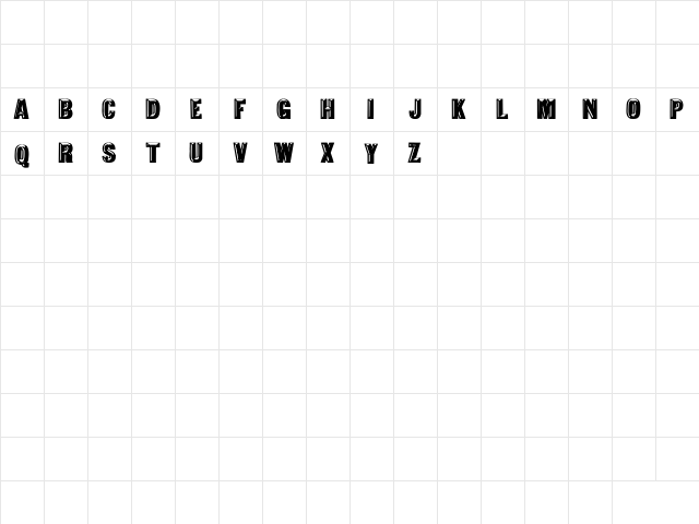 Tejaratchi bold Bold  glyph index