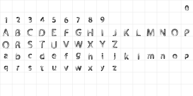 Jaded Medium  glyph index