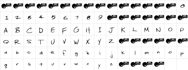 Jenkins Keepin it Real Regular  glyph index