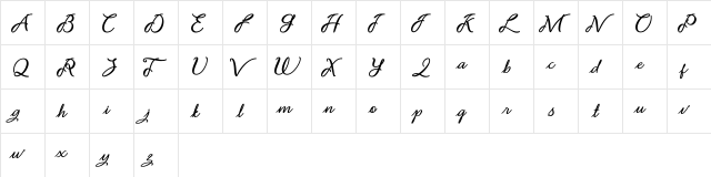 Noviyani_Demo Regular  glyph index