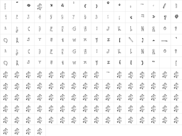 Education is a Way Regular  glyph index