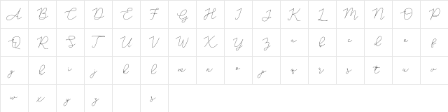 Adelya Free Regular  glyph index