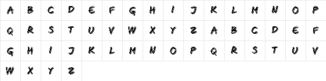 Diana Regular  glyph index