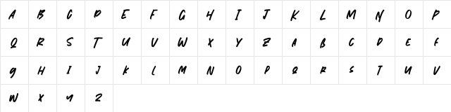 Nymburgh Free Regular  glyph index