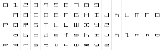 Oscilloscope 4  glyph index