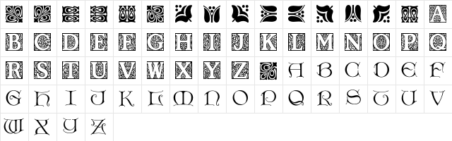 Kudos Kaps Two NF Regular  glyph index