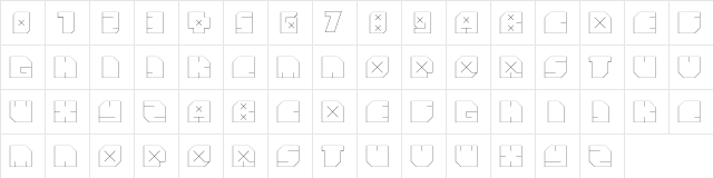 andrefist Medium (normal)  glyph index
