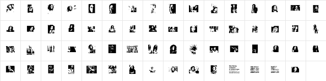 BOB NEVER DIES! Regular  glyph index