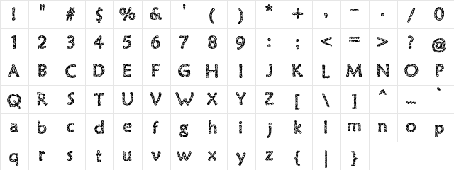 Kurugund Regular  glyph index