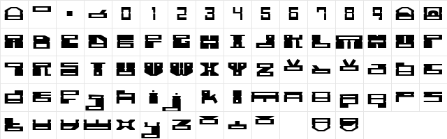 Ramm disc Regular  glyph index