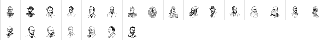 AlexandrosP Regular  glyph index