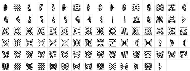 Line Dings (BRK) Normal  glyph index