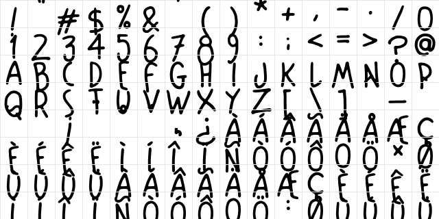 Mango Slice Regular  glyph index