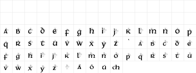 pf_Martel_Sheriff Regular  glyph index