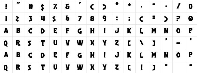 Segreteria Regular  glyph index