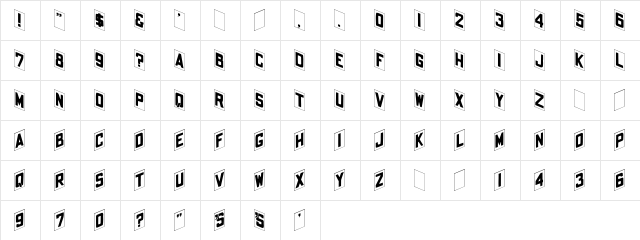 Q-Kardz Bold Regular  glyph index