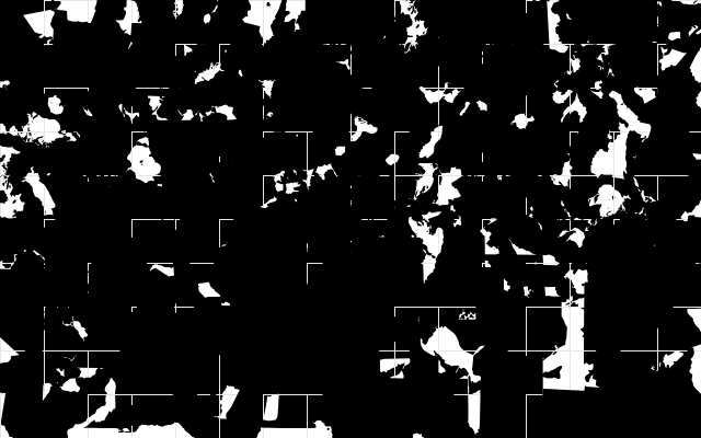 GeoBats Regular  glyph index