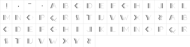 KAVIVA Regular  glyph index