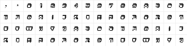 Perfetto Regular  glyph index