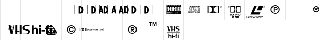 MisterToad Bold  glyph index