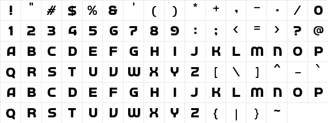 a Autobus Omnibus Regular  glyph index