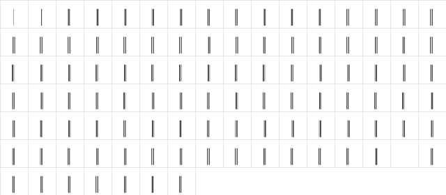 IntP72DmTt Normal  glyph index